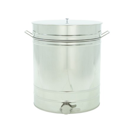 Maturator inox, 200l, cu canea din inox, cu manere, Lyson