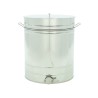 Maturator inox, 200l, cu canea din inox, cu manere, Lyson