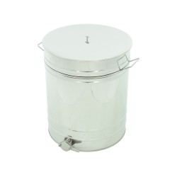 Maturator inox, 200l, cu canea din inox, cu manere, Lyson