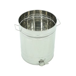 Maturator inox, 200l, cu canea din inox, cu manere, Lyson