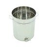 Maturator inox, 200l, cu canea din inox, cu manere, Lyson