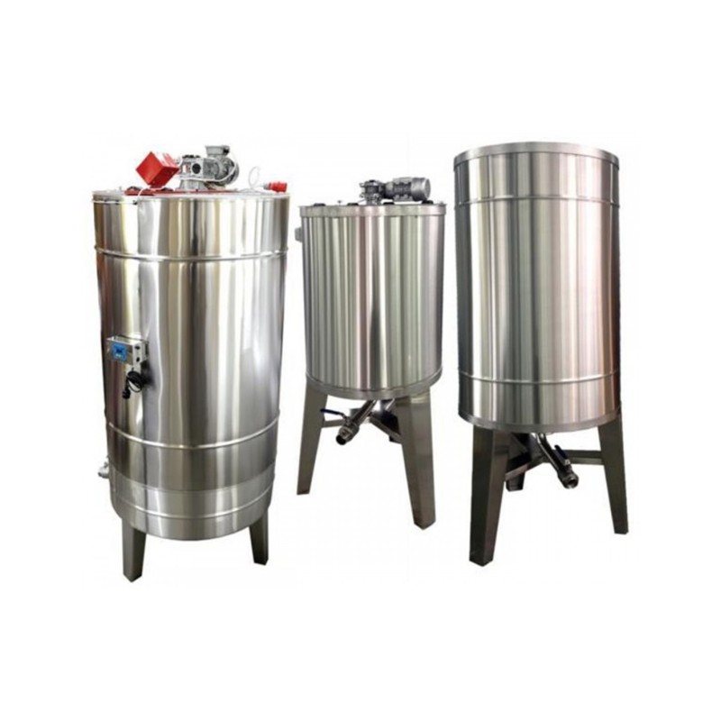 Bazin pentru miere 500 l (675 kg miere) cu capac si omogenizator - Lyson