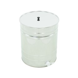 Maturator inox, 100l, cu canea din plastic, Lyson