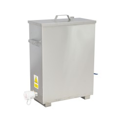 Topitor de ceara cu pereti dubli, Lyson, din inox, 230V, pentru confectionarea lumanarilor