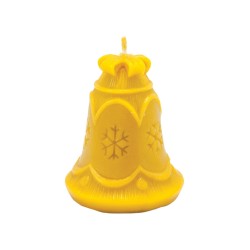 Forma de lumanare din silicon clopotel cu fulg - Lyson