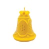 Forma de lumanare din silicon clopotel cu fulg - Lyson