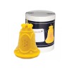 Forma de lumanare din silicon clopotel cu fulg - Lyson