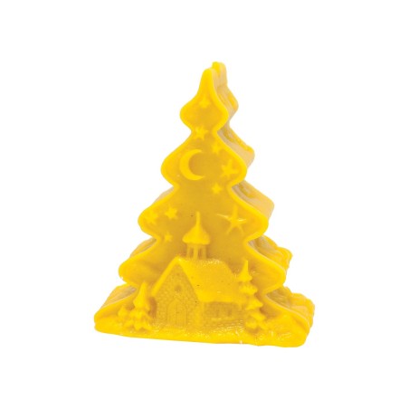 Forma de silicon Pom de craciun cu biserica - Lyson