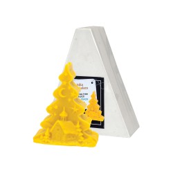 Forma de silicon Pom de craciun cu biserica - Lyson