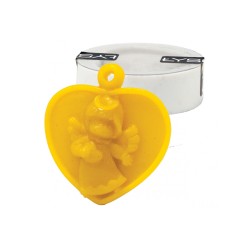 Forma de silicon ingeras cu inima - pandantiv - Lyson