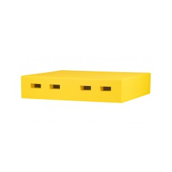 Capac vopsit pentru stup pe 12 rame