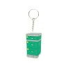 Breloc din silicon, model stup verde