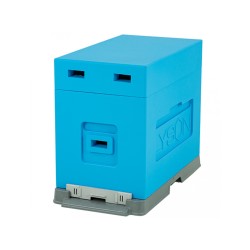Stup de depozitare/transport, 6 rame, albastru