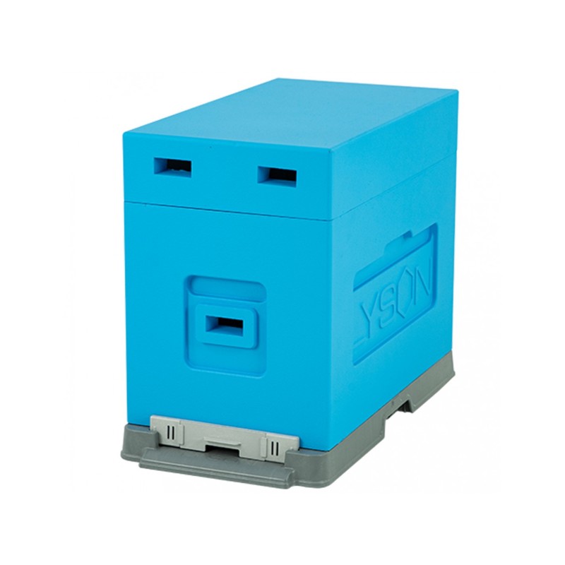 Stup de depozitare/transport, 6 rame, albastru