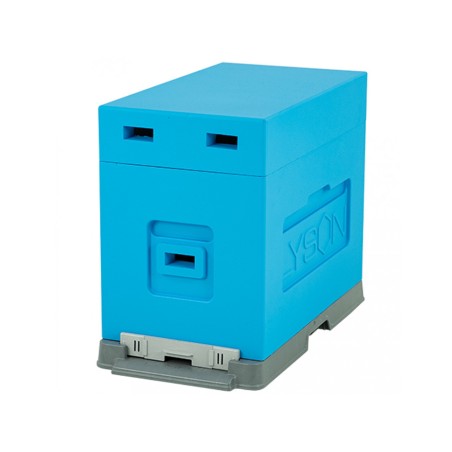 Stup de depozitare/transport, 6 rame, albastru