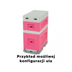 Stup de depozitare/transport, 6 rame, roz
