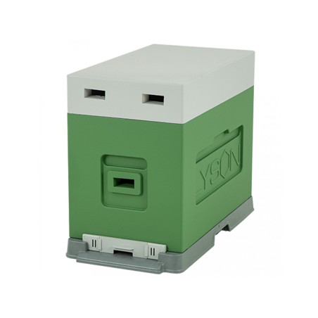 Stup de depozitare/transport, 6 rame, verde