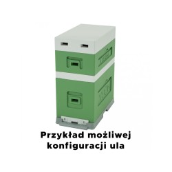 Stup de depozitare/transport, 6 rame, verde