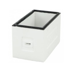 Corp 1/1, pentru stupul de 6 rame, din polistiren, nevopsit