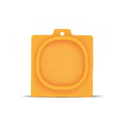 Matrita din silicon, pentru sapun oval, cu albinuta
