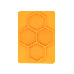 Matrita din silicon, pentru 4 sapunuri hexagonale