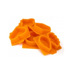 Matrita din silicon, pentru 4 sapunuri hexagonale