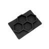 Matrita din silicon, pentru 4 sapunuri hexagonale