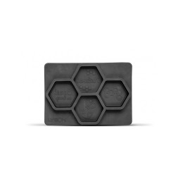 Matrita din silicon, pentru 4 sapunuri hexagonale