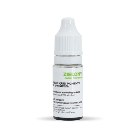 Sapun de culoare verde 10 ml (16 g brut)