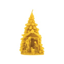 Forma de silicon - Pom de Craciun cu scena nativitatii