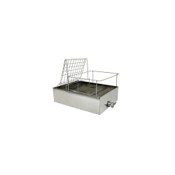 Tava de descapacit universala, inox, suport asteptare rame