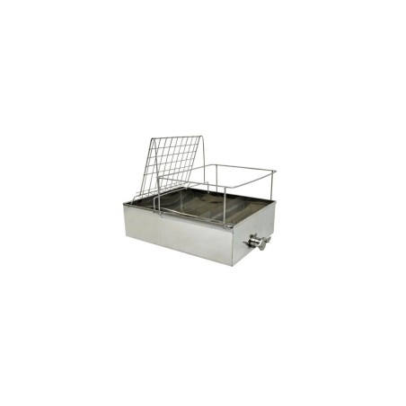 Tava de descapacit universala, inox, suport asteptare rame