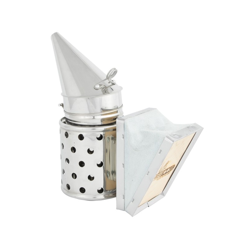 Afumator albine inox BeeTools cu protectie, mic Afumator albine inox BeeTools cu protectie, mic