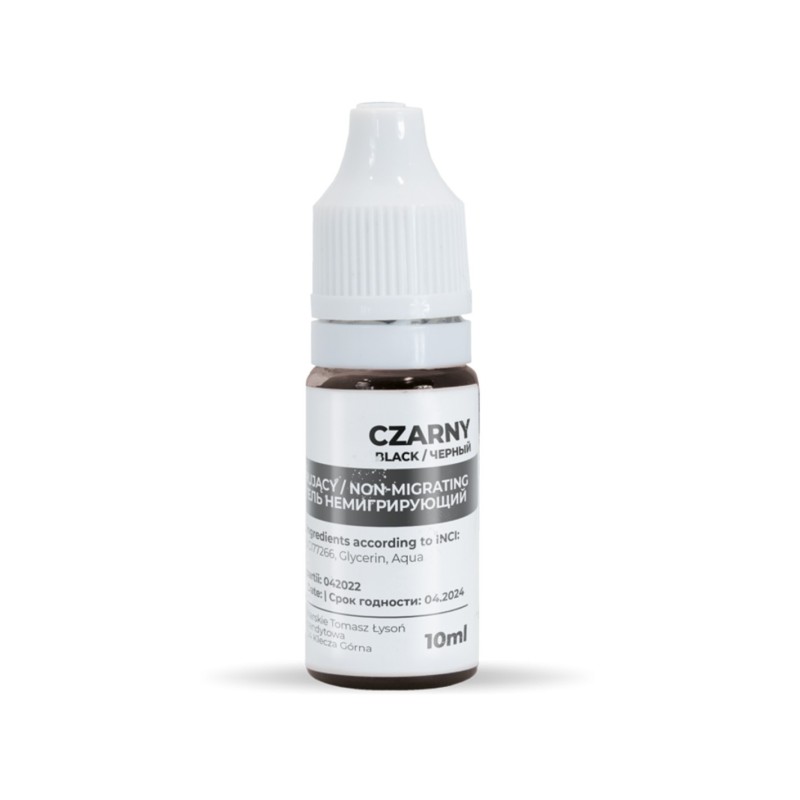 Vopsea non-migranta 10ml - negru Vopsea non-migranta 10ml - negru