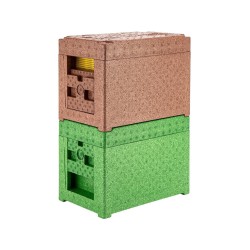 Mini stup de imperechere, MINI API, 3 rame, vopsit-verde