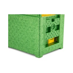 Mini stup de imperechere, MINI API, 3 rame, vopsit-verde
