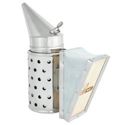 Afumator albine inox BeeTools cu protectie, mare