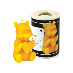 Forma de lumanare ursulet (3) din silicon - Lyson