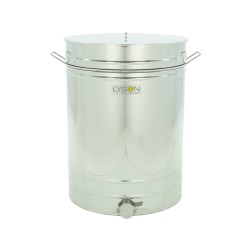 Maturator inox, 300l, cu canea din inox, cu manere, Lyson
