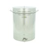 Maturator inox, 300l, cu canea din inox, cu manere, Lyson