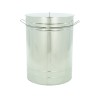 Maturator inox, 300l, cu canea din inox, cu manere, Lyson