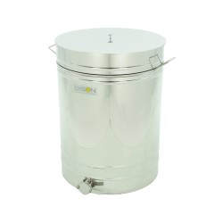 Maturator inox, 300l, cu canea din inox, cu manere, Lyson