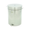 Maturator inox, 300l, cu canea din inox, cu manere, Lyson