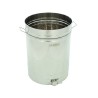Maturator inox, 300l, cu canea din inox, cu manere, Lyson