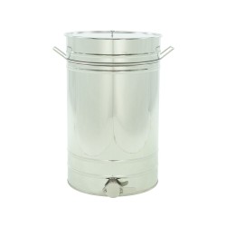 Maturator inox, 150l, cu canea din inox, cu manere, Lyson