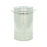 Maturator inox, 150l, cu canea din inox, cu manere, Lyson