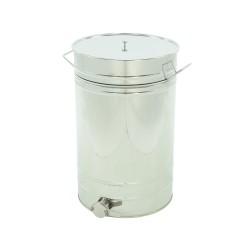 Maturator inox, 150l, cu canea din inox, cu manere, Lyson