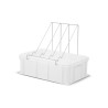 Tava de descapacit plastic, inaltime 200mm, filtru plastic