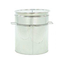 Maturator inox, 50l, cu canea din inox, cu manere si sita, Lyson