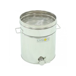 Maturator inox, 50l, cu canea din inox, cu manere si sita, Lyson